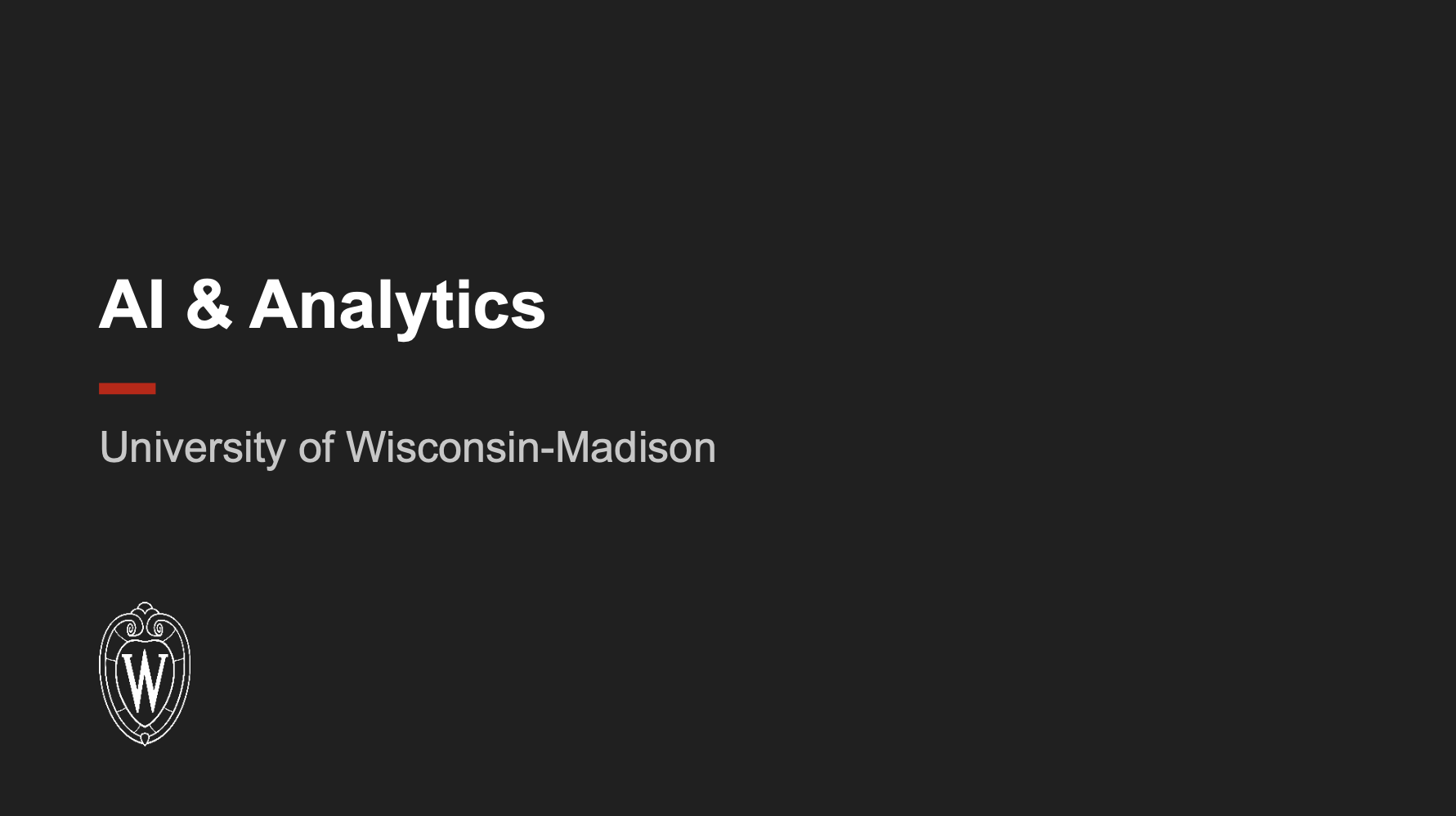 3. Wisconsin School of Business Presentation Slides: AI & Analytics thumbnail